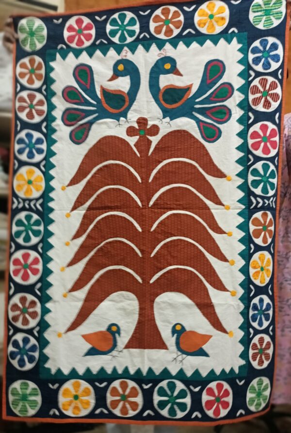 Peacock Tree Wallpiece