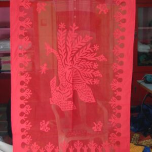 Red Peacock Wall Piece